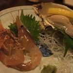 噴火湾の海老と仙鳳趾の牡蠣