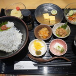 Ekimae no Rakuda - シラス丼定食　宿泊者価格　1,200円