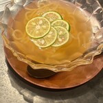 北海道焼肉 北うし - 酢橘冷麺