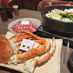 すき焼き ズワイガニ・タラバガニ食べ放題 和牛とカニ 三条河原町店 - 