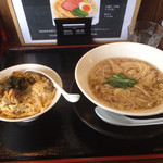 麺創 なな家 - しし玉丼セット