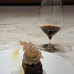 Azuki - 本日のデザート(小豆とカカオのブラウニー)