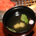 よろにく - ハチノスのお吸い物