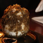 よろにく - ほうじ茶 かき氷