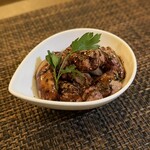 庵 浮雨 - ■白レバーのソテー バルサミコソース ¥1.200