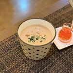 庵 浮雨 - ■くるみ汁 そば ¥1.400 (くるみ汁)