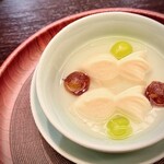 銀座 上瀧 - 2025.11.  なめらかな杏仁豆腐に旬果実の彩りを添えて~鮮果杏仁豆腐~