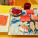 鮨 赫 sushi aka Tokyo - 握りの食材