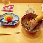 鮨 赫 sushi aka Tokyo - フルーツ＆お抹茶