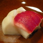 御料理 光安 - 赤カブ、白カブ