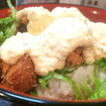 磯の香 - 鳥唐タルタル丼 500円