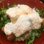 磯の香 - 鳥唐タルタル丼 500円