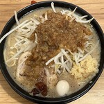 横浜家系ラーメン 喜夢家 - 料理写真:きむ二郎（にんにくアリ・カラメ・アブラ増し・ヤサイ増し）