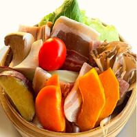 季節野菜のせいろ蒸し