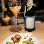 miiro - スパークリングと前菜５種盛り