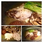 大どころ - タカバ（アラの仲間の高級魚）の酒蒸し・タラの白子・・これも贅沢な品。
      タカバ、、白身ですが脂がよくのっていてアラより美味しいですね。