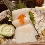 츠가루 죠삿파리 이사리야 사카바 아오모리 혼초우점 - 오징어 회