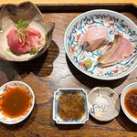 御料理 ふじ田 - ヤイトガツオ アカハタ シマアジ