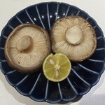 京都鴨そば専門店　浹 - 原木椎茸