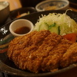 おふくろの味 3・5食堂 - ジャンボメンチカツ定食