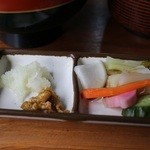 おっきりこみのふる里 - お新香