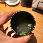 炭火串焼 鶏魚 田町店 - 鶏スープ