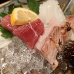 bodai - お造り3種盛合せ。