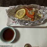 魚定 - カレイのアルミホイル焼き