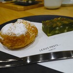 LEXUS MEETS... - シュークリームと本日のスイーツの取り合わせ
