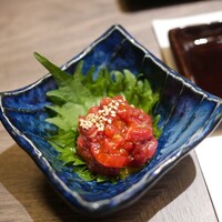 近江うし焼肉 にくTATSU 日本橋室町店 - にくTATSUユッケ
