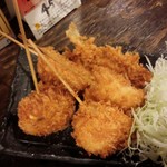 大衆酒場　晩酌娘 - 海鮮串揚盛４８０円