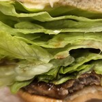 モスバーガー - このレタスの新鮮感。