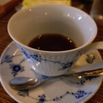 珈琲屋 真戸運永 - 失敗！写真忘れて飲みかけになってしまった美味しい「真戸運永ブレンド珈琲」