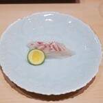 すし 良月 - 釣り人長谷川さん、相模湾神経締め鯛