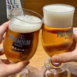 イル グラード - サウナ＆長風呂を経て体ポカポカ♨️...美味しくカンパイです！(*´∀`)♪