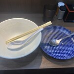 ヌードル＆スパイスカレー 今日の1番 - 綺麗に完食