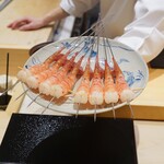 すし 良月 - 増毛の牡丹海老