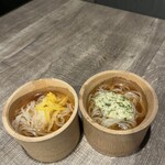 焼肉とみ - 〆冷麺(柚子とトロロ)