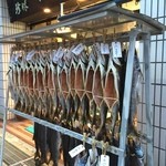 Kojimaya - 新巻鮭が並んでいるのを見かけました！冬ですね〜！