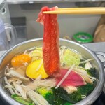 ひとりしゃぶしゃぶ 七代目 松五郎 - 牛カルビ〜♪