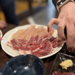 七輪焼肉 錦馬超 - 馬肉 ひも◎