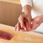 すし割烹悠水 - ライブ感のあるカウンター