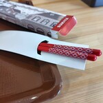 すき家 - こげな箸です。
