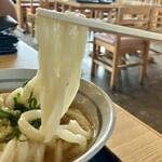 手打ちうどん 清水屋 - 太めの麺リフト