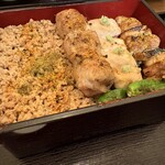 ももふく - 七味と山椒を掛けていただきます