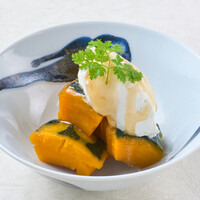南京甘煮マスカルポーネ添え