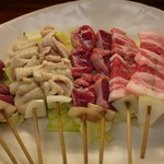 ひよし - 宮崎産鶏、豚の串焼き