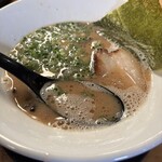 とんこつのあべ家 - 豚骨ラーメン　800円