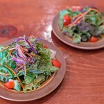 IZAKAYA ソーレソーレ - 最初はサラダから♪