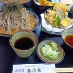 報徳庵 - 天ざるそば大盛り￥1650